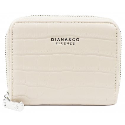Dámská peněženka Diana&Co 3195-9 pastelově žlutá - motiv kůže 7302041