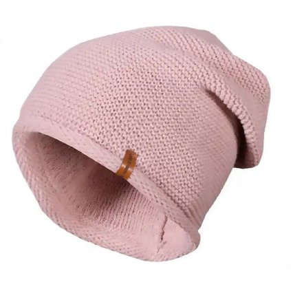 Dámská pletená zimní čepice - růžové barvy 7100382-4
