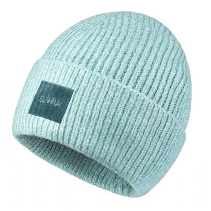 Dámská pletená zimní čepice WOOLK Olaf - modré barvy 7100379-8