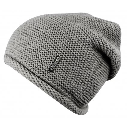 Dámská pletená čepice Vertiss s fleecovou podšívkou, tmavě šedá 7100316-7