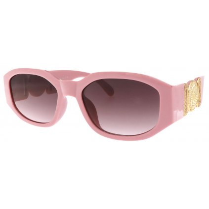 Dámské sluneční brýle, čtvercové 23804, růžové barvy 9001557-4