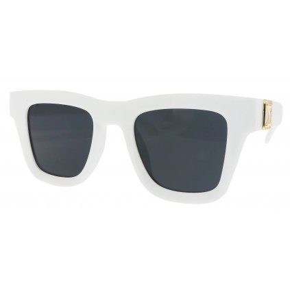 Dámské sluneční brýle, Cat Eye - hranaté 23807, bílé barvy 9001557-9