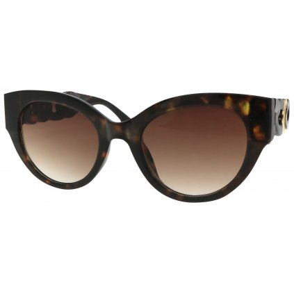 Dámské sluneční brýle, Cat Eye S3542, leopardí motiv - hnědé barvy 9001557-13