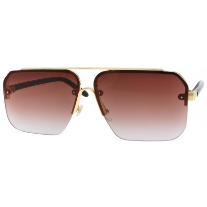 Dámské sluneční brýle, čtvercové B3741, růžové barvy 9001558-10