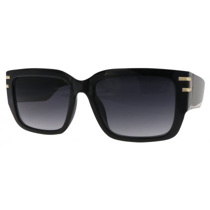 Dámské sluneční brýle, Cat Eye - hranaté M2321, černé barvy 9001399-144