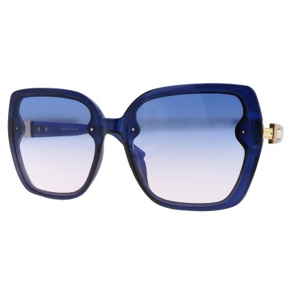 Dámské sluneční brýle, čtvercové 22356, modré barvy 9001399-157