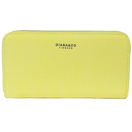 Dámská semišová peněženka Diana&Co 3390-2 žlutá 9001660-4