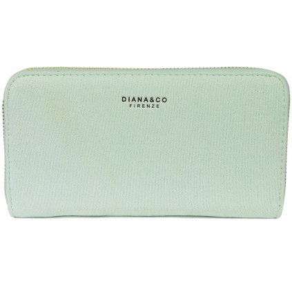 Dámská semišová peněženka Diana&Co 3390-2 mentolově zelená 9001660-5