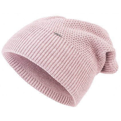Dámská zimní čepice Wrobi C109, světle růžové barvy 7100406