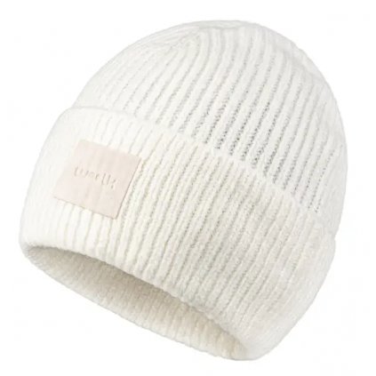 Dámská pletená zimní čepice WOOLK Olaf - krémové barvy 7100379-1