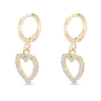 VERONA 3221 Visací kroužky se srdíčky  Ellami