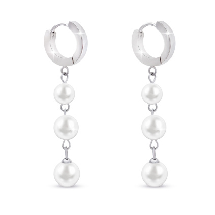 Visací náušnice s perlou 2974