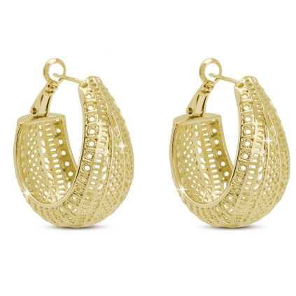 Pletené masivní náušnice 3269