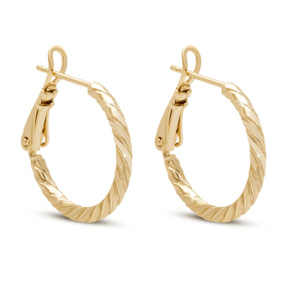 Pozlacené kruhy Ø 2 cm 3362