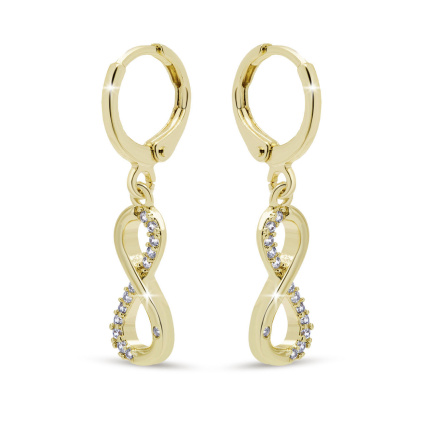 Visací náušnice s nekonečnem 3387