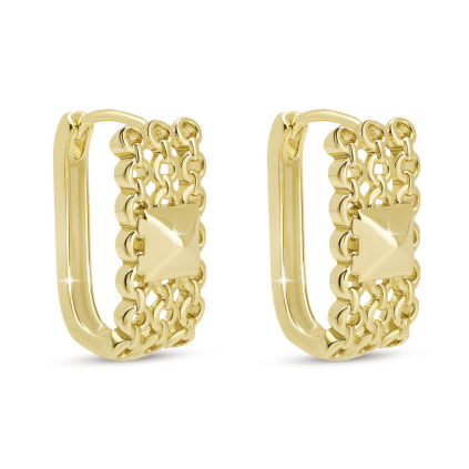 Náušnice obdélníkové 3456