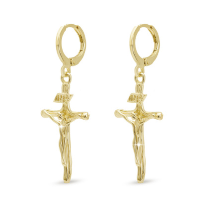 Visací náušnice s Kristem 3440