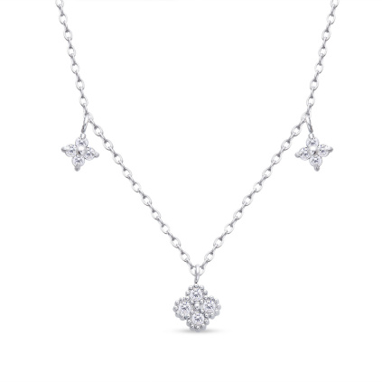 Řetízek s květinovými přívěsky 2396