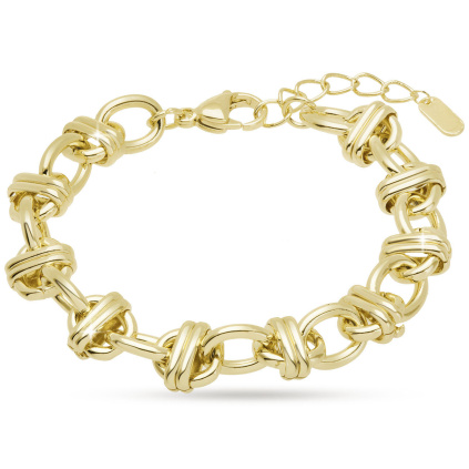 Náramek Uzly pozlacený 14k 3103