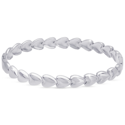 VERONA 3090 Náramek z chirurgické oceli srdce  Ellami