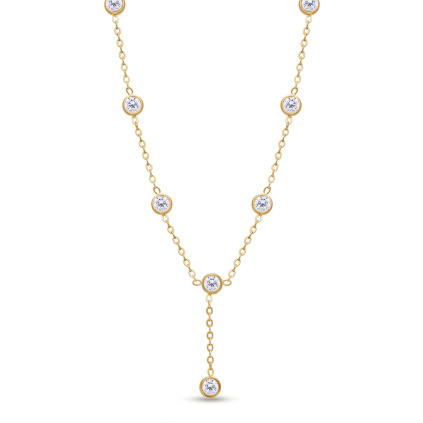 Řetízek z chirurgické oceli pozlacený 2577