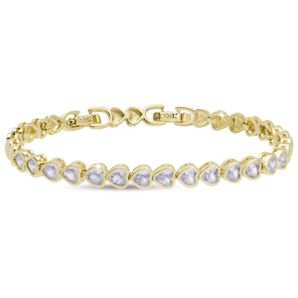 VERONA 3125 Náramek srdce zirkony  Ellami