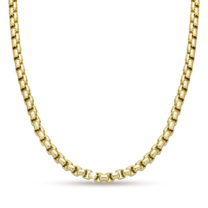 Řetízek box pozlacený 2600