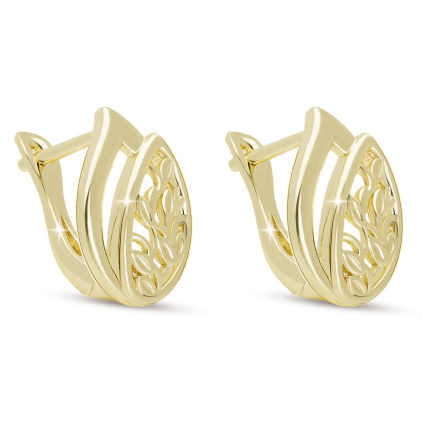 Náušnice listy 3875