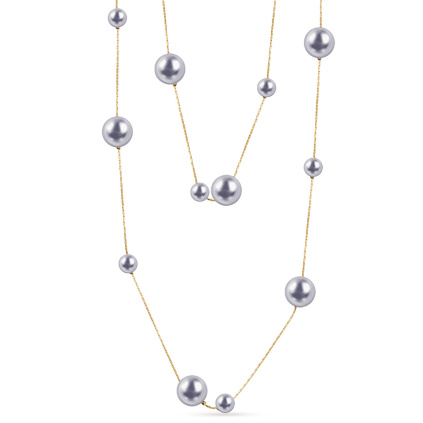 PARIS 2372-2 Řetízek s korály z chirurgické oceli  Ellami