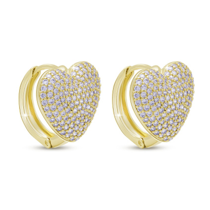 VERONA 3881 Náušnice masivní srdce  Ellami