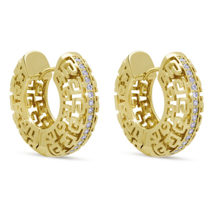 DUBAI 3906 Masivní kruhy orient  Ellami