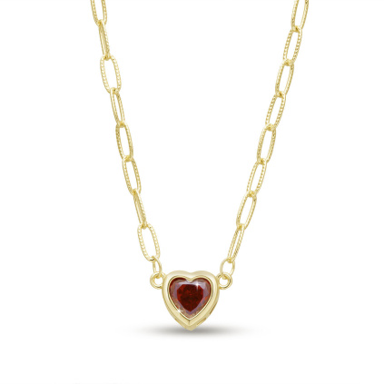 VERONA 2618 Řetízek červené srdce  Ellami