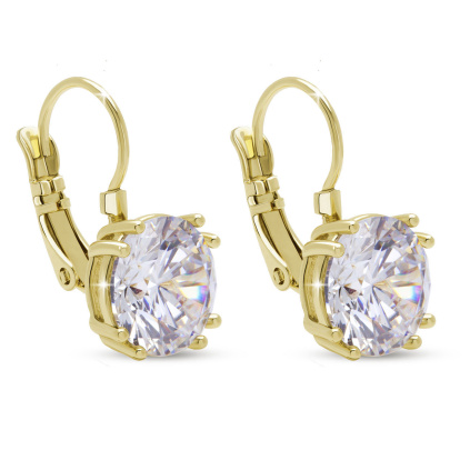 Náušnice s velkým zirkonem 3948