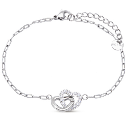 VERONA 3173 Náramek spojená srdce  Ellami