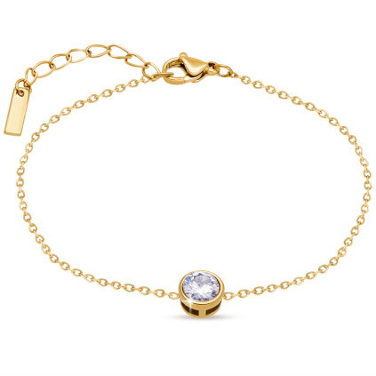 PARIS 3181 Náramek velký zirkon chirurgická ocel