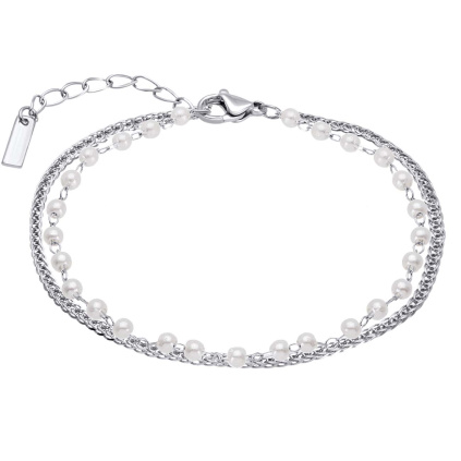 PARIS 3184 Náramek s perličkami chirurgická ocel  Ellami
