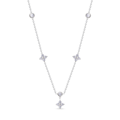 Řetízek chirurgická ocel s kytičkou 2634