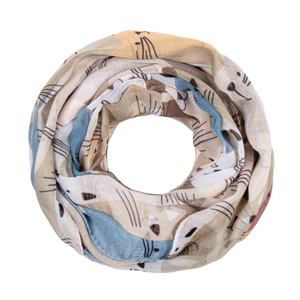 Dámský tunel kočky hnědý 7200832