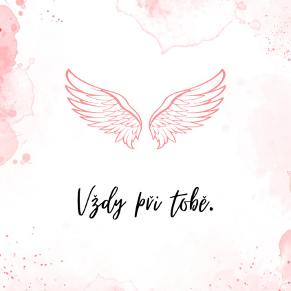Dárková kartička s textem "Vždy při sobě." K9