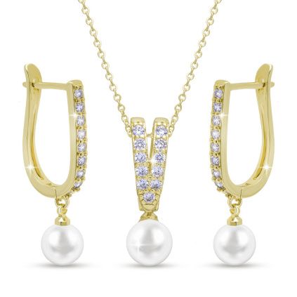 PARIS 0072 Set Náušnice a řetízek  Ellami