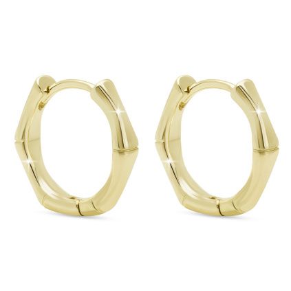 Minimalistické náušnice v moderním segmentovém provedení 4031