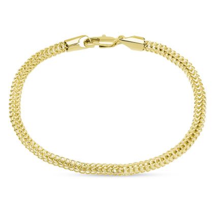 Náramek s výrazným pleteným designem 3263