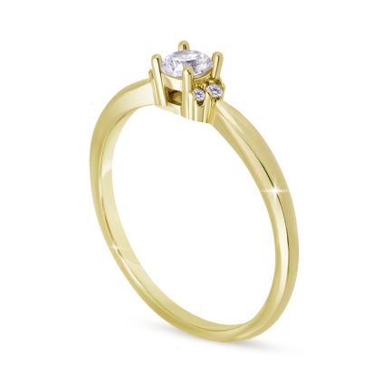 Prstýnek se zirkonem 0569