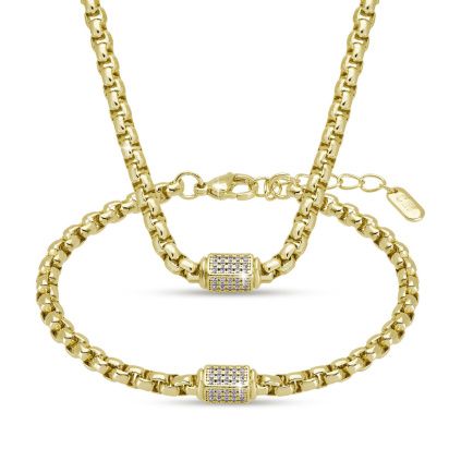 Set náramek + řetízek  0078