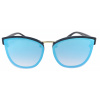 Dámské sluneční brýle, Cat Eye TR2118, zrcadlově černo-modré barvy 9001399-35