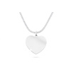Set z chirurgické oceli, dvojřadý řetízek + náramek se srdíčkem 155