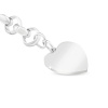 Set z chirurgické oceli, dvojřadý řetízek + náramek se srdíčkem 155