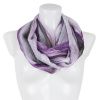 Dámský šátek tunel s potiskem 37505 tahy se zlatou nitkou, fialové barvy 7200614