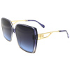 Dámské sluneční brýle Cat Eye - hranaté M3306, modré barvy 9001557-52