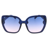 Dámské sluneční brýle, čtvercové 22356, modré barvy 9001399-157
